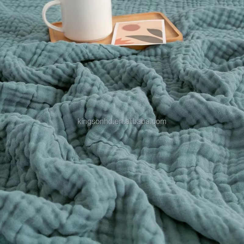 Organic Cotton Throw Blanket – Soft, Sustainable Comfort