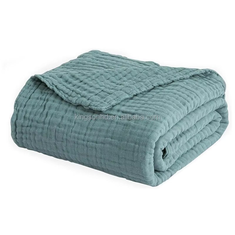 Organic Cotton Throw Blanket – Soft, Sustainable Comfort