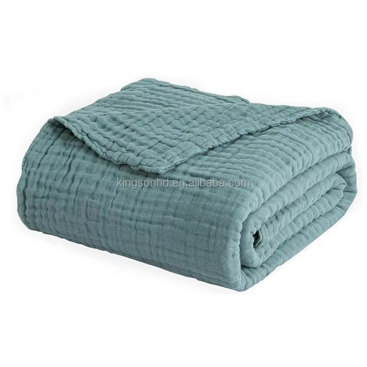 Organic Cotton Throw Blanket – Soft, Sustainable Comfort